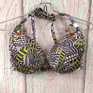 Victoria Secret Lined Underwire Bikini Top 36DD